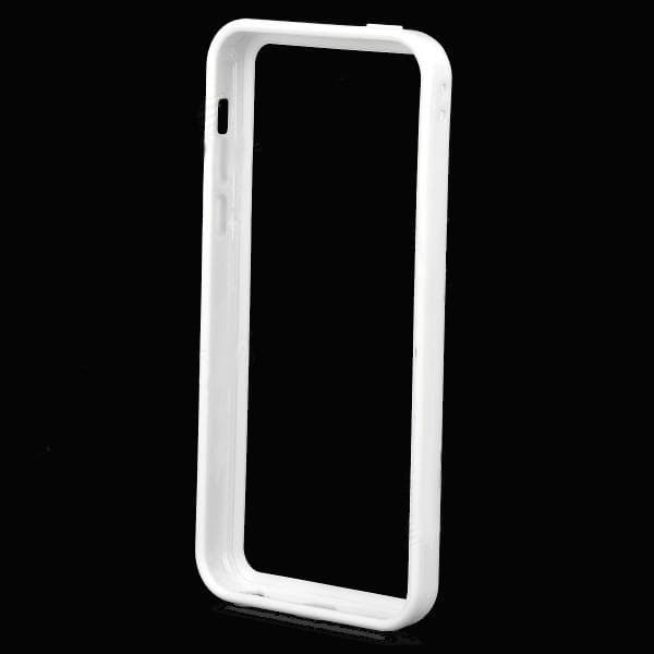 Силиконов бъмпер за iPhone 5C - TPU Bumper Frame (бял)