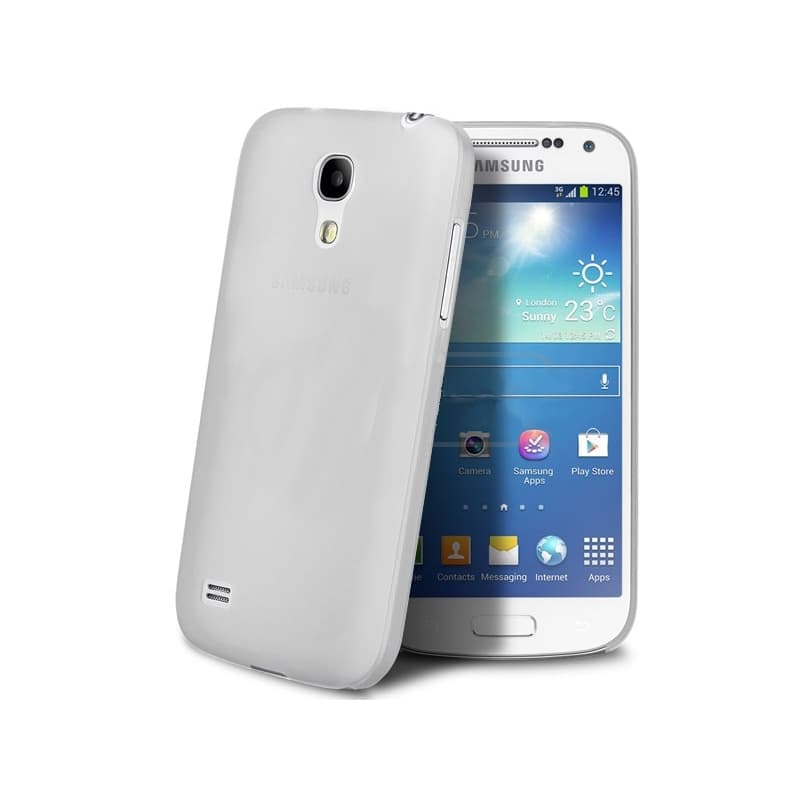 Тънък полимерен кейс за Samsung Galaxy S4 mini i9190 - Protective Slim Case (прозрачен-мат)
