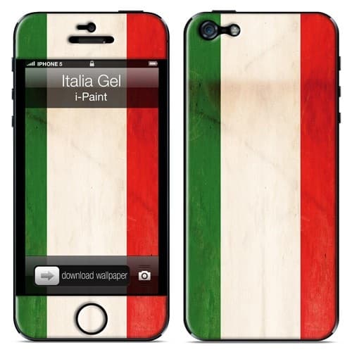 Уникален дизайнерски 3D скин за iPhone 5S, iPhone 5, iPhone SE - iPaint Italia Gel Skin
