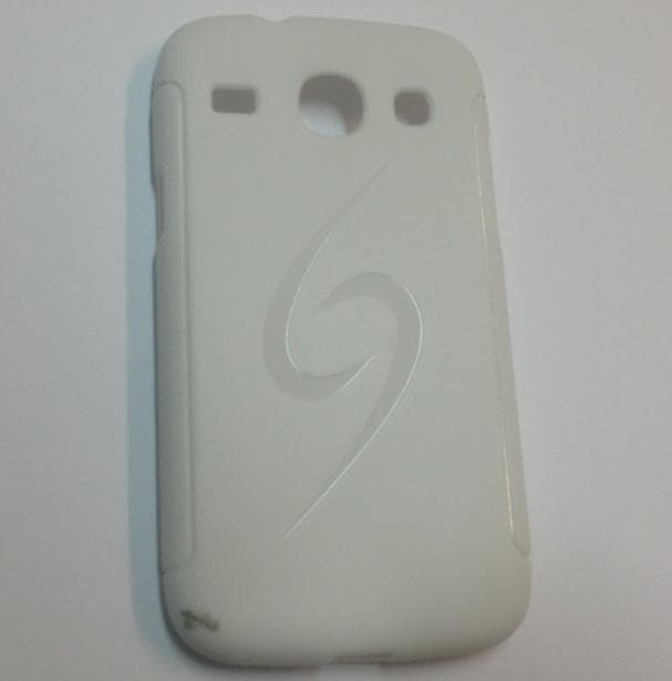 Силиконов калъф за Samsung Galaxy Core i8260/i8262 - Silicone SDesign Case (бял)