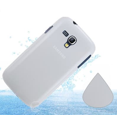 Полимерен кейс за Samsung Galaxy S Duos S7562 - Protective Slim Case (прозрачен-мат)