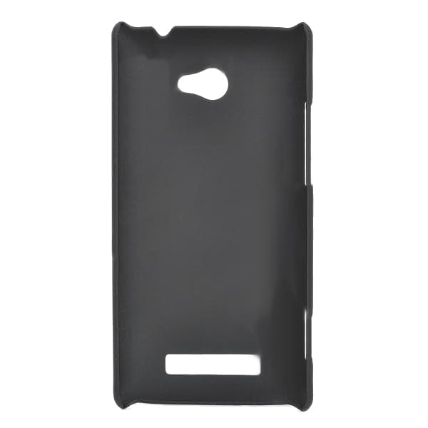 Поликарбонатов кейс за HTC Windows Phone 8X - Protective Plastic Case (черен)