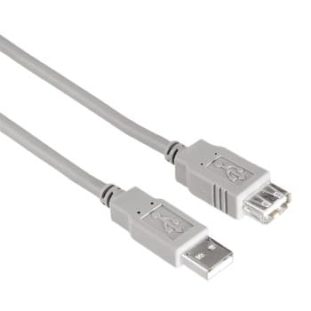 Удължителен USB кабел - Hama USB 2.0 Extension Cable (180 см)