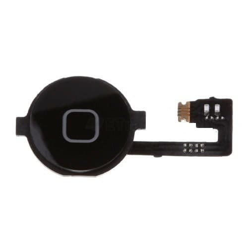 Оригинален лентов кабел за Home бутона (с бутона) за iPhone 4S - Apple Home Button Key Cable (черен)