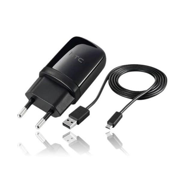 Захранване за ел. мрежа и microUSB кабел за HTC мобилни телефони - HTC TC E250 USB Charger (bulk)