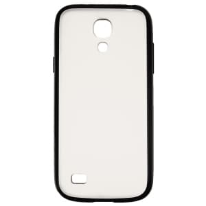 Хибриден кейс за Samsung Galaxy S4 Mini - Trendy8 Facebump Candy Faceplate (черен-прозрачен)