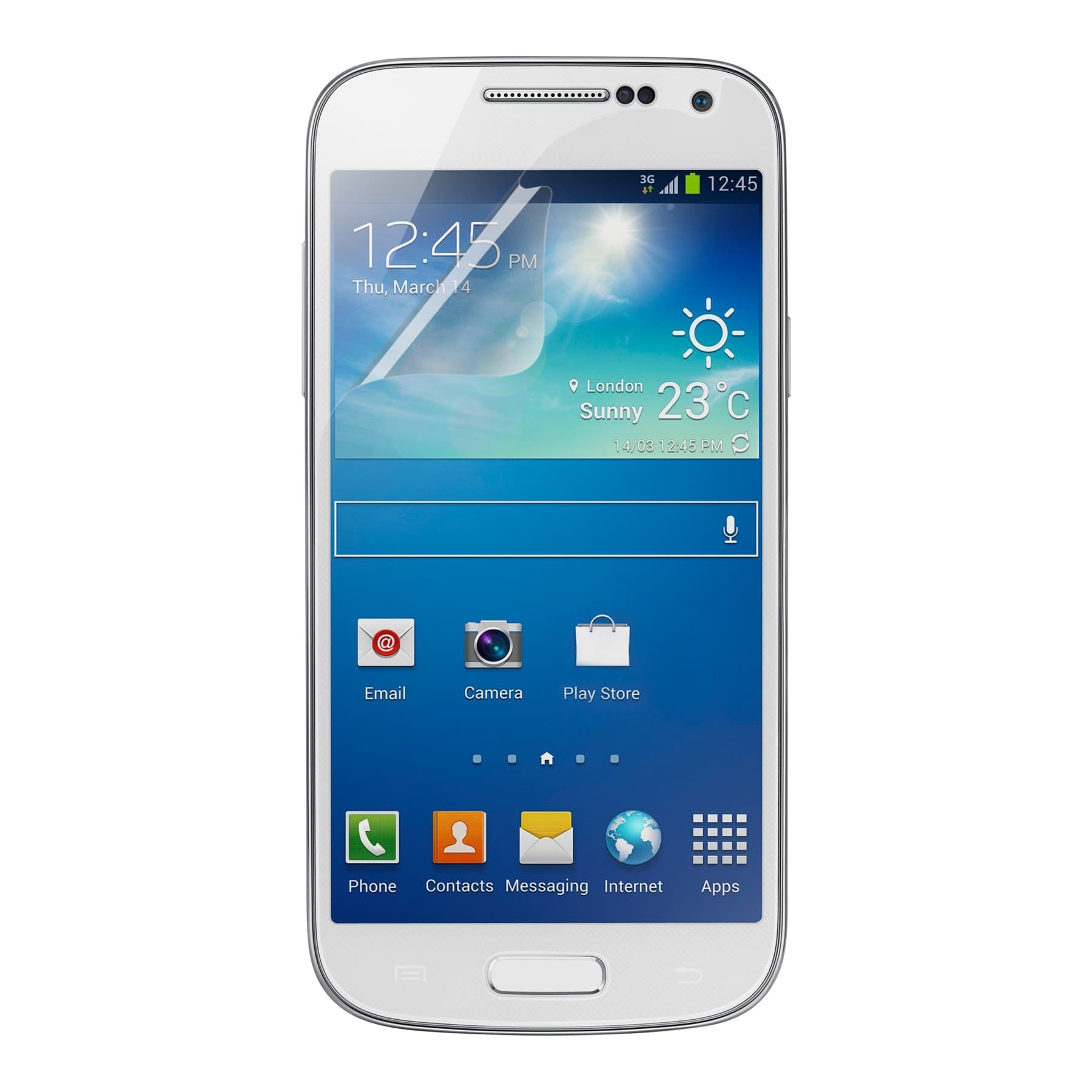 Защитно покритие за Samsung Galaxy S4 Mini - Belkin ScreenGuard Clear (три броя)