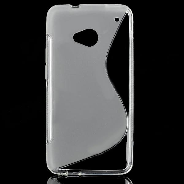 Силиконов калъф за HTC M7 - S-Line Cover Case (прозрачен)