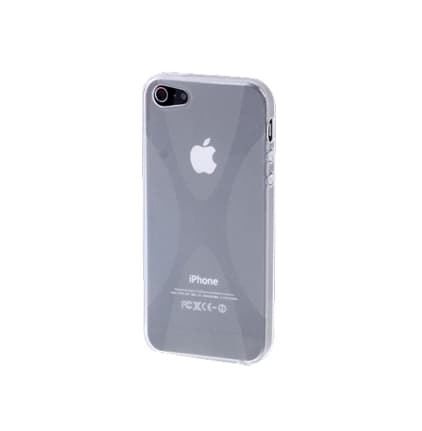 Силиконов калъф за iPhone 5, iPhone 5S, iPhone SE - Protective X-Design Silicone case (прозрачен)