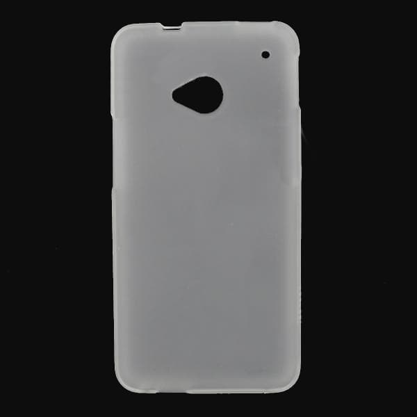 Силиконов калъф за HTC ONE M7 - Frosted TPU Case (прозрачен-мат)