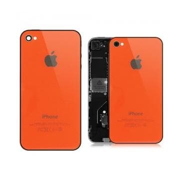 Резервен заден капак за iPhone 4S - iPhone 4S Backcover (оранжев)