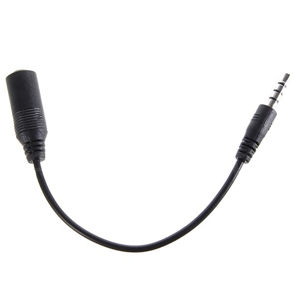 Аудио адаптер (преходник) за Nokia мобилни телефони (3.5 mm мъжко към 3.5 mm женско)