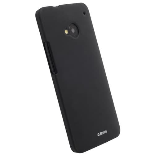 Поликарбонатов кейс за HTC ONE M7 - Krusell ColorCover (черен)