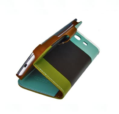Кожен калъф за Samsung Galaxy S3 i9300 - Kalaideng Painting Series Leather Case (кафяв-син)