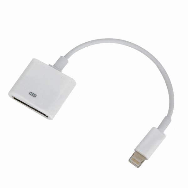 Кабел/адаптер за iPhone с lightning порт - Lightning to 30 pin Dock Connector (10 см)