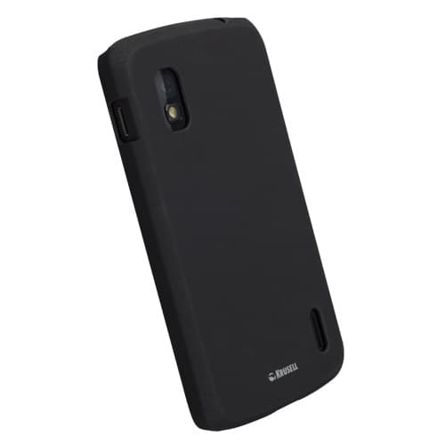 Поликарбонатов кейс за LG Google Nexus 4 E960 - Krusell ColorCover (черен)