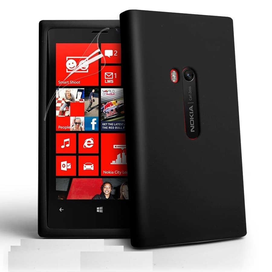 Силиконов калъф за Nokia Lumia 920 - Silicone Skin Case (черен)