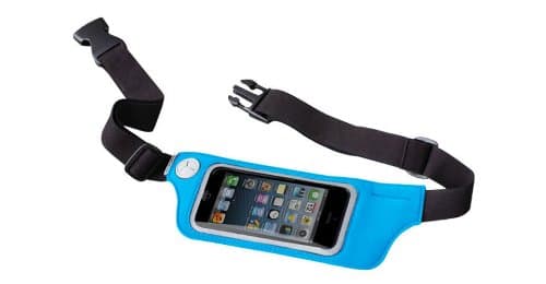 Неопренов спортен калъф за iPhone и мобилни телефони - Tunewear Jogpocket (син)