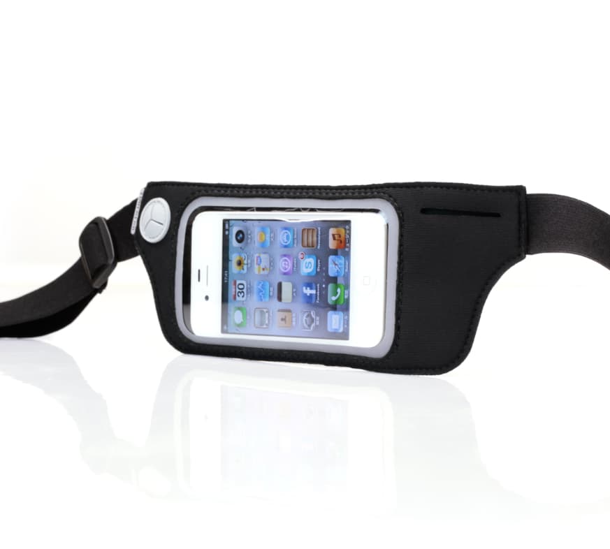 Неопренов спортен калъф за iPhone и мобилни телефони - Tunewear Jogpocket (черен)