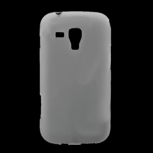 Силиконов калъф за Samsung Galaxy S Duos S7562 - Protective Border Case (прозрачен-мат)