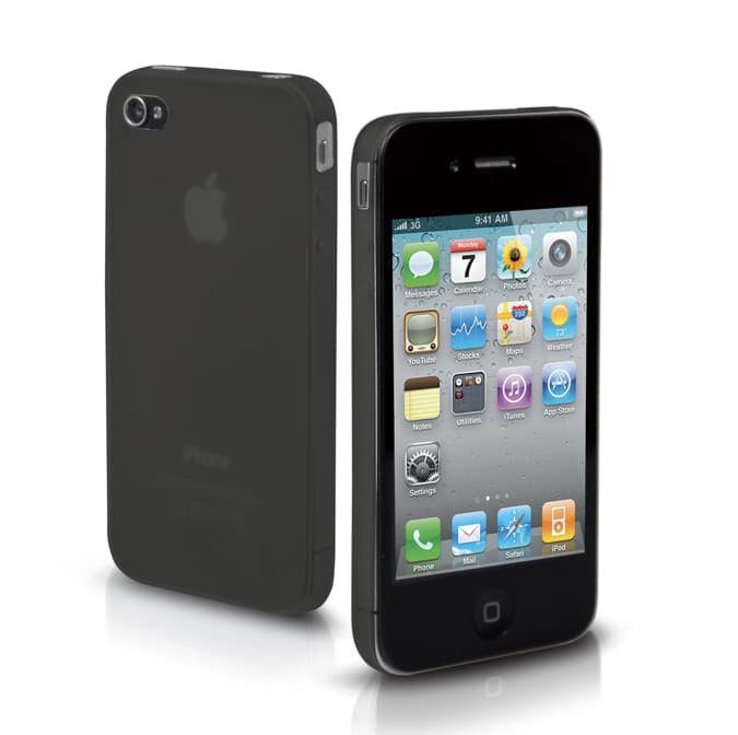 Тънък поликарбонатов кейс за iPhone 4/4S - SBS Ultraslim Case (черен)