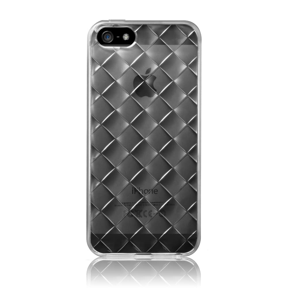 Силиконов калъф за iPhone 5, iPhone 5S, iPhone SE - More-Thing Handwoven Series (прозрачен)