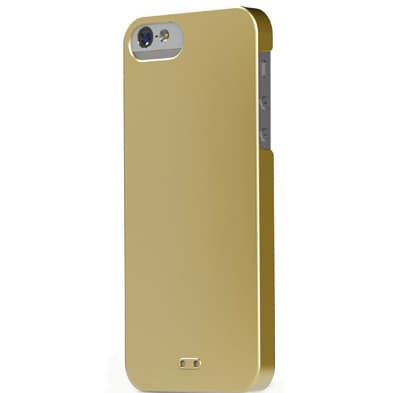 Тънък поликарбонатов кейс с аксесоари за iPhone 5, iPhone 5S, iPhone SE - Tunewear Eggshell Pearl (златист)