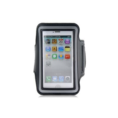Спортен калъф за ръката за iPhone 5, iPhone 5S, iPhone SE (черен)