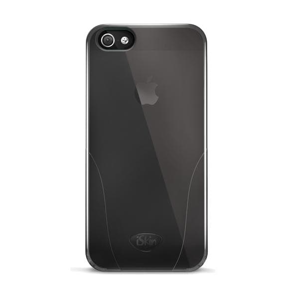 Уникален силиконов калъф за iPhone 5, iPhone 5S, iPhone SE - iSkin Solo (черен)