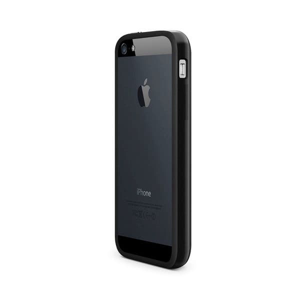 Силиконова обвивка за iPhone 5, iPhone 5S, iPhone SE - GEAR4 Case New Band (черен)