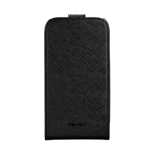 Вертикален кожен калъф за Samsung Galaxy S3 i9300, S3 Neo - Nevox Flip Case Relino (черен)