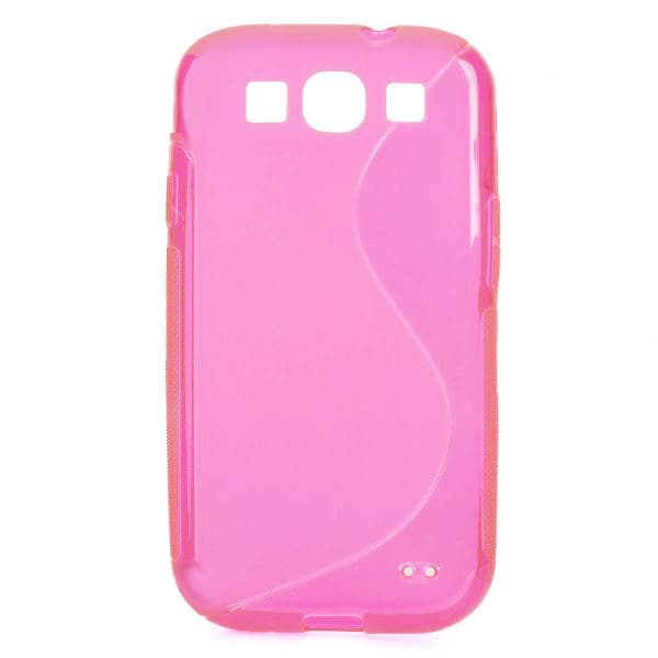 Силиконов калъф за Samsung Galaxy S3 i9300 - S-Line Cover Case (розов)
