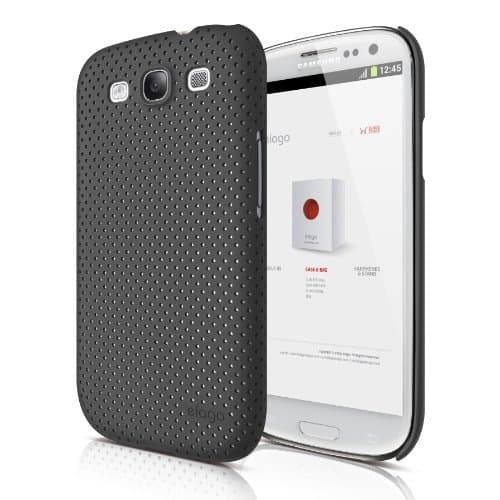 Кейс и HD покритие за Samsung Galaxy S3 i9300 - Elago G5 Breathe Case and HD Professional Film (черен)