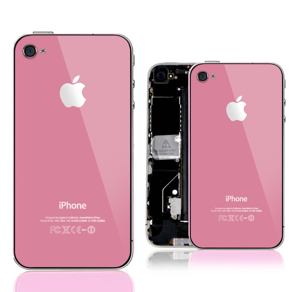 Резервен заден капак за iPhone 4 - iPhone 4 Backcover (розов)