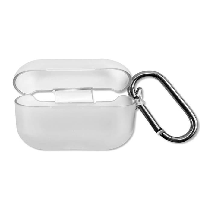 Калъф за слушалки 4Smarts Soft Cover Invisible Slim 4S467816, за Apple AirPods Pro, силиконов, прозрачен