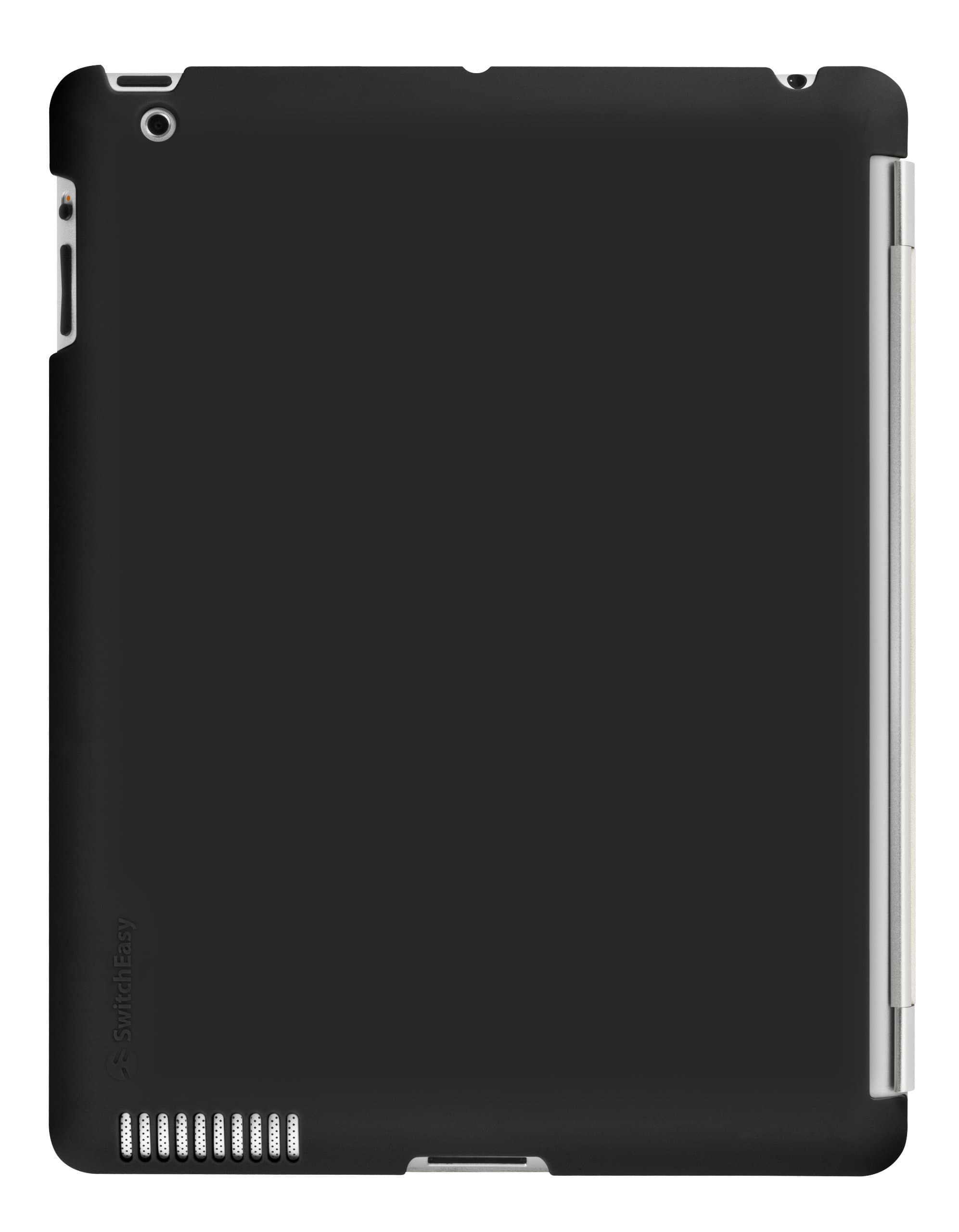 Кейс за iPad 2 (съвместим с Apple Smart cover) - черен - SwitchEasy CoverBuddy