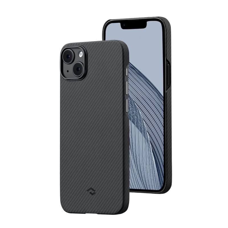 Кевларен кейс с MagSafe за iPhone 14 Plus (черен-сив) - Pitaka MagEZ 3 600D Aramid Fiber MagSafe Case