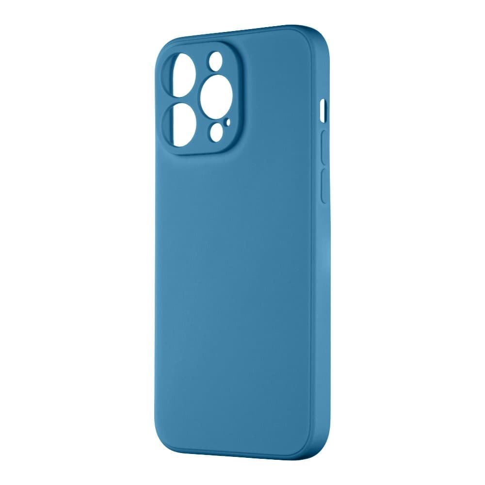 Силиконов (TPU) калъф за iPhone 15 Pro Max (син) - OBALME Basic Matte TPU Case
