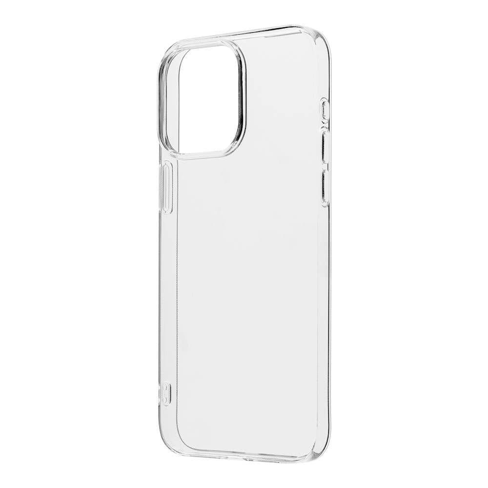 Силиконов (TPU) калъф за iPhone 15 Pro Max (прозрачен) - OBALME Basic Clear TPU Case