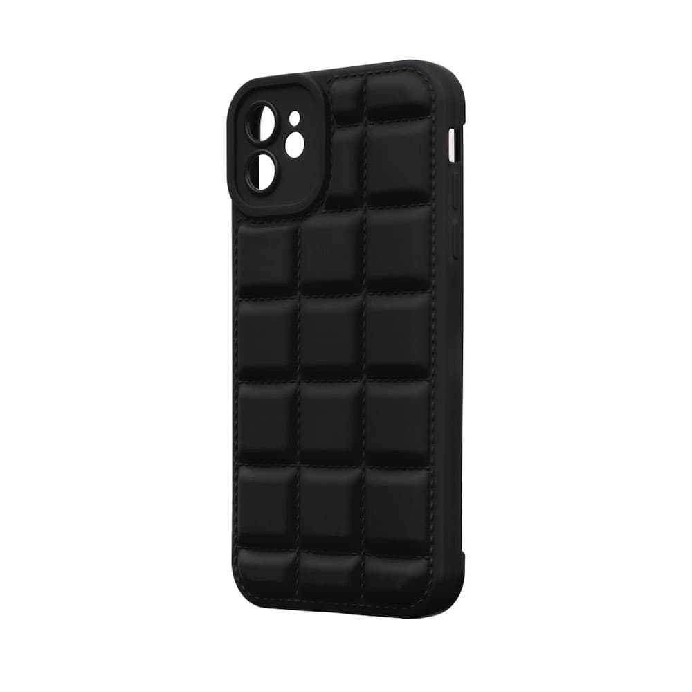 Удароустойчив силиконов (TPU) калъф за iPhone 11 - OBALME Block TPU Case (черен)