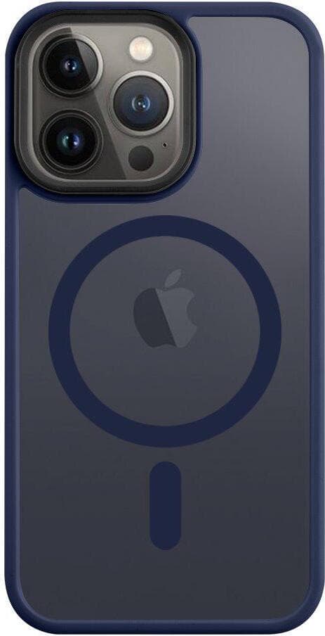 Хибриден удароустойчив кейс с MagSafe за iPhone 14 Pro Max - Tactical MagForce Hyperstealth Cover (тъмносин)