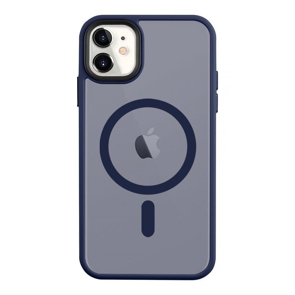 Хибриден удароустойчив кейс с MagSafe за iPhone 11 - Tactical MagForce Hyperstealth Cover (тъмносин)