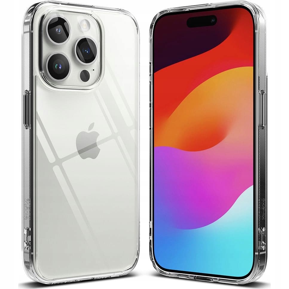 Хибриден удароустойчив кейс за iPhone 15 Pro Max - Ringke Fusion Crystal Case (прозрачен)