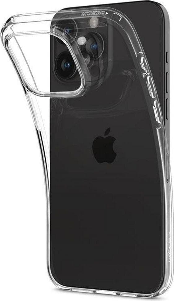 Тънък качествен силиконов (TPU) калъф за iPhone 15 Pro (прозрачен) - Spigen Crystal Flex Case
