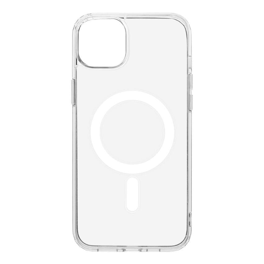 Хибриден удароустойчив кейс с MagSafe за iPhone 15 Pro Max - Tactical MagForce TPU Cover (прозрачен)