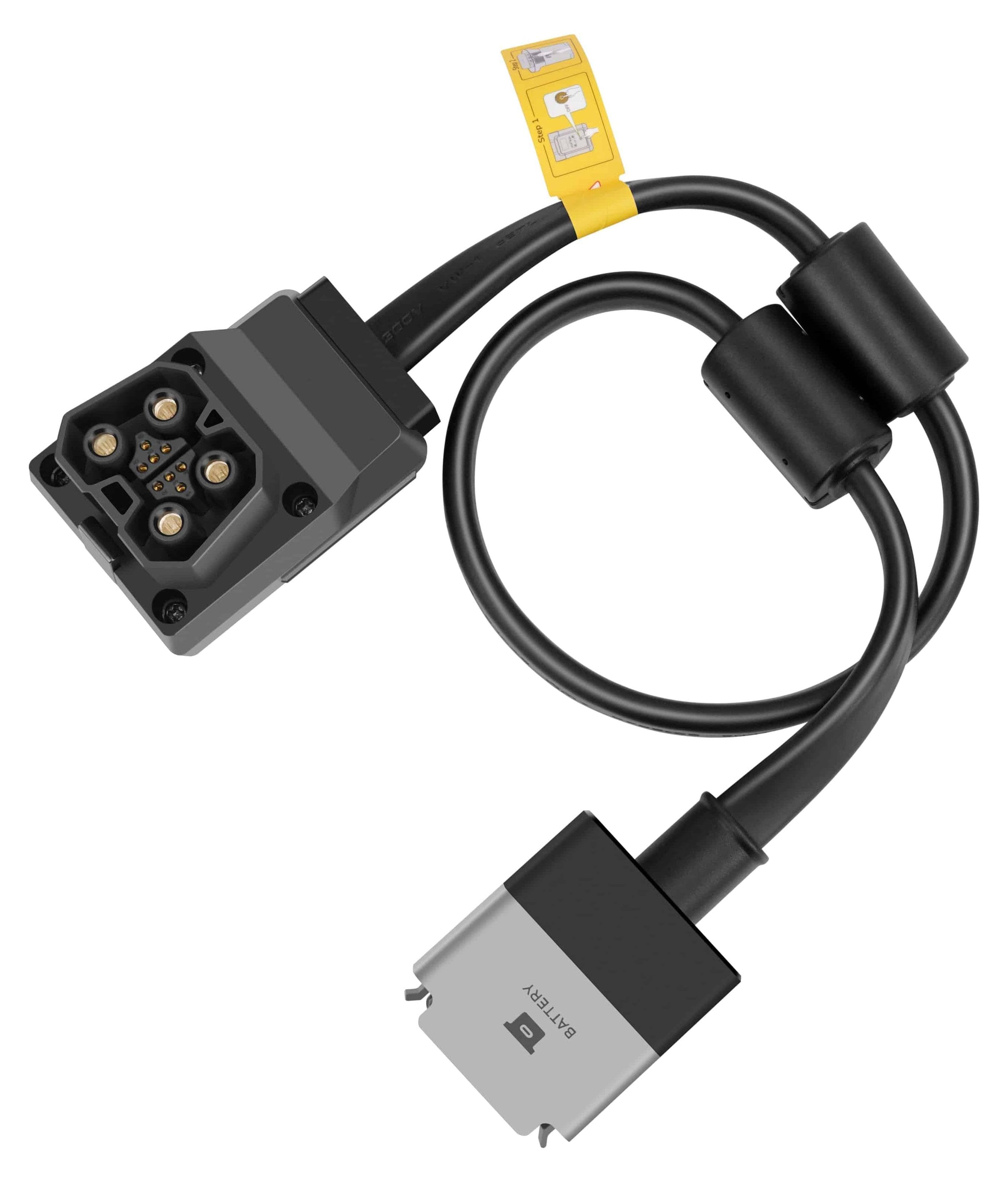 Свъзващ кабел за EcoFlow Microinverter към EcoFlow Delta Pro електроцентра (50 см) - EcoFlow Microinverter to Delta Pro Power Station Connection Cable 4+8 (черен)