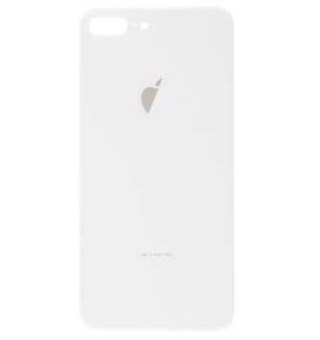 Резервен заден стъклен капак за iPhone 8 Plus - OEM iPhone Backcover Glass (сребрист)