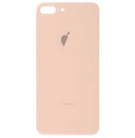 Резервен заден стъклен капак за iPhone 8 Plus - OEM iPhone Backcover Glass (златист)
