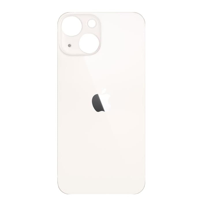 Резервен заден стъклен капак за iPhone 13 mini - OEM iPhone 13 mini Backcover Glass (сребрист)