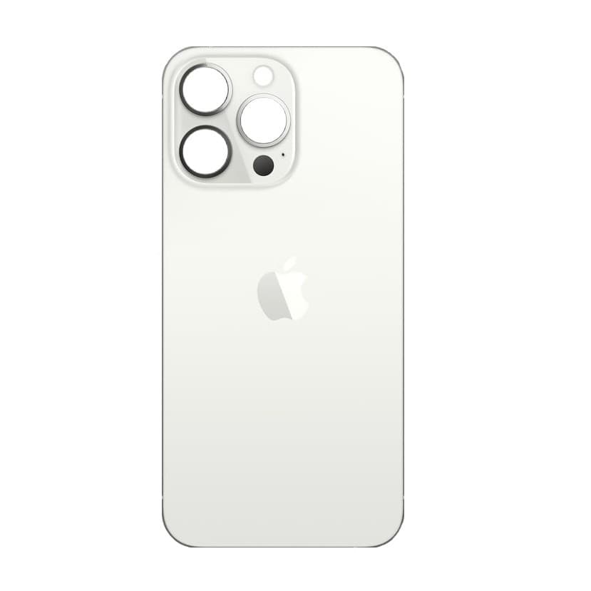 Резервен заден стъклен капак за iPhone 13 Pro - OEM iPhone 13 Pro Backcover Glass (сребрист)